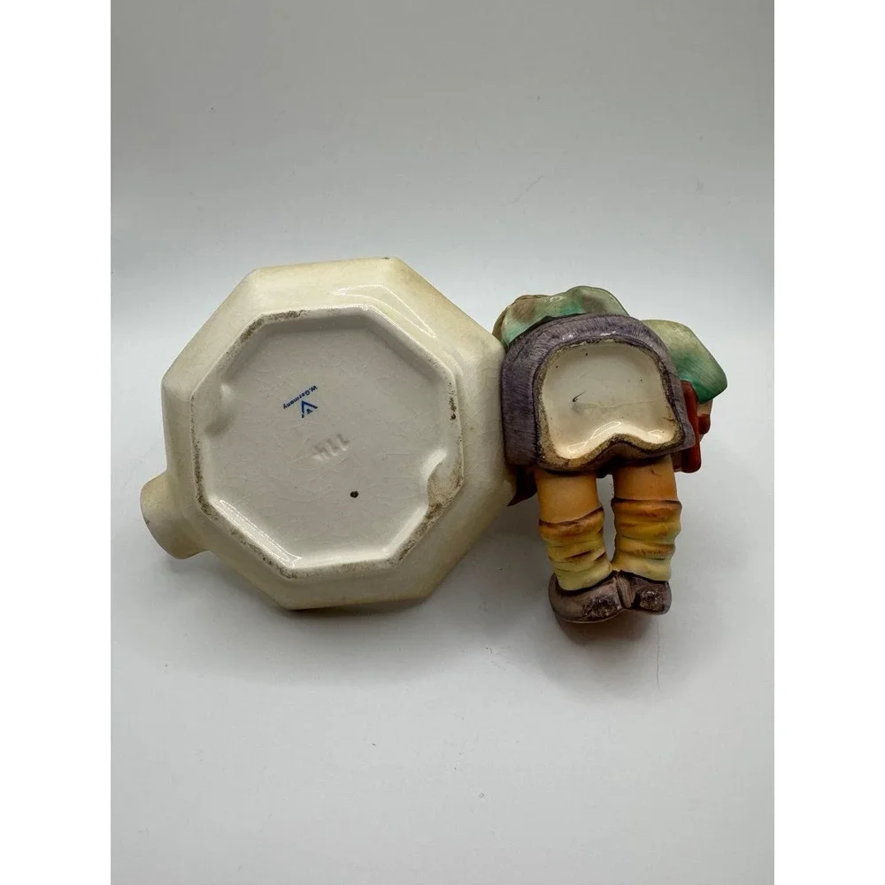 Vintage 1950's Hummel - 114 Let's Sing Trinket/Ashtray‎ Figurine 3.5inches